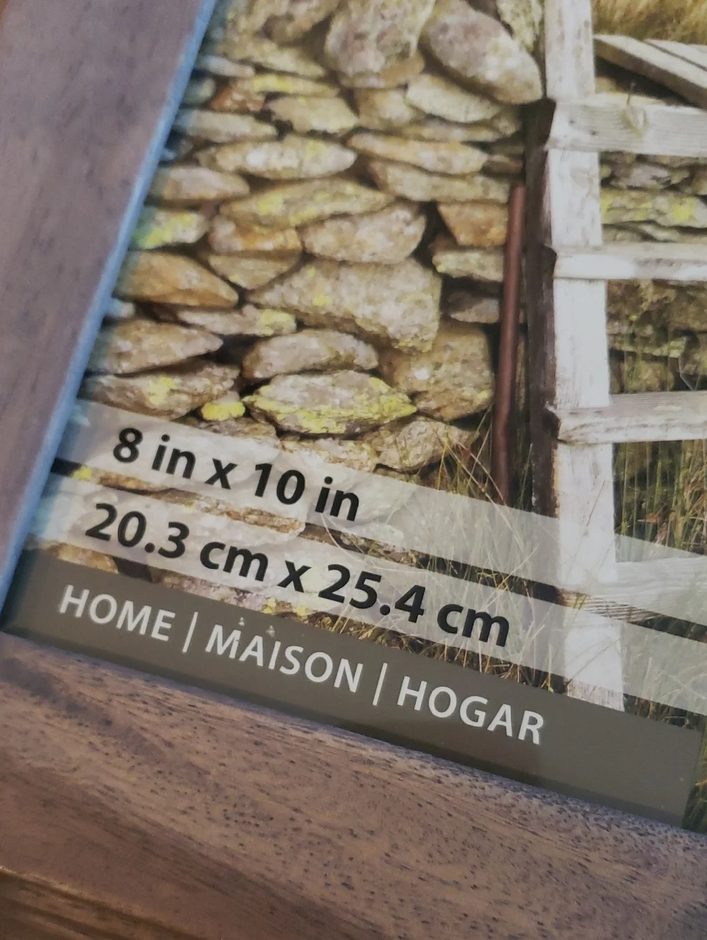 NWT Studio Decor Rustic Greige Picture Wall Frame - Holds 8x10